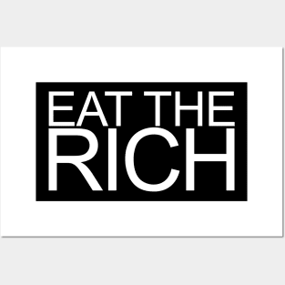 Eat The Rich, White Posters and Art